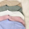Blusa cruzada con textura