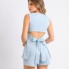 conjunto short y chaleco