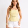 Blusa strapless